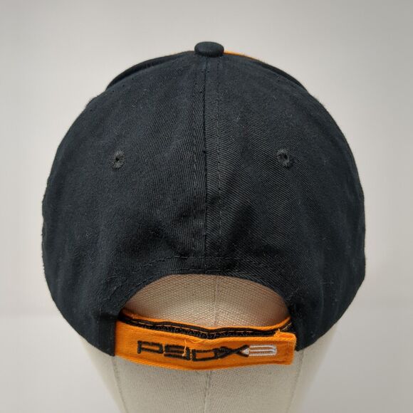 P90X3 Strapback Hat Black One Size Solid Adjustable Embroidered Piping - Picture 5 of 8